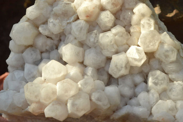 Natural White Quartz Clusters x 3 From Madagascar - TopRock