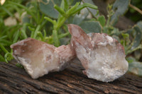 Natural Red Hematoid Quartz Crystal Clusters  x 12 From Karoi, Zimbabwe - TopRock