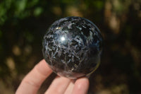 Polished Merlinite Gabbro Spheres  x 4 From Madagascar - Toprock Gemstones and Minerals 