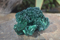 Natural Chatoyant Silky Malachite Specimens  x 3 From Kasompe, Congo - Toprock Gemstones and Minerals 