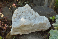 Natural White Quartz Clusters x 3 From Madagascar - TopRock