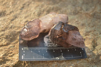 Natural Window Amethyst Crystal Specimens  x 12 From Chiredzi, Zimbabwe