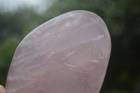 Polished Gemmy Pink Rose Quartz Standing Free Forms  x 3 From Ambatondrazaka, Madagascar - TopRock