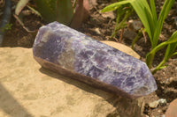 Polished Purple Lepidolite Mica Points  x 2 From Madagascar - TopRock