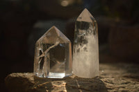 Polished Lovely Selection Of Clear Quartz Points x 6 From Madagascar