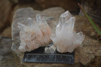 Natural Small Clear Quartz Clusters  x 24 From Madagascar