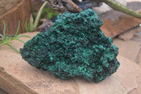 Natural Chatoyant Silky Malachite Specimen x 1 From Congo - Toprock Gemstones and Minerals 