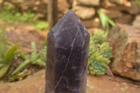 Polished Purple Lepidolite Mica Points  x 2 From Madagascar - TopRock