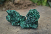 Natural Chatoyant Silky Malachite Specimens  x 12 From Kasompe, Congo - Toprock Gemstones and Minerals 