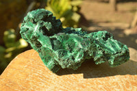 Natural Chatoyant Silky Malachite Specimens  x 2 From Kasompe, Congo - TopRock