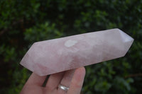 Polished Double Terminated Pink Rose Quartz Points  x 4 From Ambatondrazaka, Madagascar - TopRock