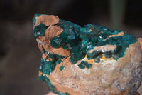 Natural Emerald Dioptase & Malachite Specimens  x 2 From Likasi, Congo - Toprock Gemstones and Minerals 