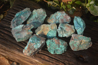 Natural Rough Shattuckite Cobbed Specimens x 12 From Kaokoveld, Namibia