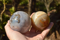 Polished Stunning Selection Of Banded Agate Spheres  x 5 From Madagascar - TopRock