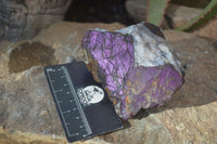 Natural Metallic Purpurite Cobbed Specimens x 4 From Erongo, Namibia