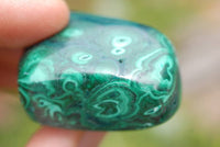 Polished Malachite Hand Finished Gallet Free Forms - sold per kg - From Congo - TopRock