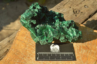 Natural Chatoyant Silky Malachite Specimens  x 2 From Kasompe, Congo - TopRock