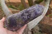 Polished Purple Lepidolite Mica Points  x 2 From Madagascar - TopRock