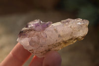 Natural Window Amethyst Crystal Specimens  x 12 From Chiredzi, Zimbabwe