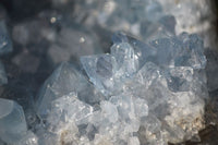 Natural Large Blue Celestite Geode Specimen  x 1 From Sakoany, Madagascar