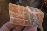 Natural New Sunset Orange Calcite Specimens  x 24 From Spitzkoppe, Namibia - Toprock Gemstones and Minerals 