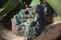 Natural Stunning Drusy Quartz Coated Malachite Dolomite Specimen x 1 From Likasi, Congo - Toprock Gemstones and Minerals 