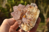 Natural Mixed Selection Of Amethyst & White Spirit Quartz Clusters x 15 From Southern Africa - TopRock