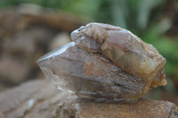 Natural Red Hematite Quartz Crystals  x 6 From Karoi, Zimbabwe - TopRock