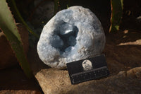 Natural Blue Celestite Geode Specimen  x 1 From Sakoany, Madagascar