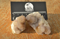 Natural Mixed Selection Of Amethyst & White Spirit Quartz Clusters x 15 From Southern Africa - TopRock