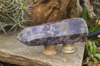 Polished Purple Lepidolite Mica Points  x 2 From Madagascar - TopRock