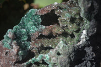 Natural Stunning Drusy Quartz Coated Malachite Dolomite Specimen x 1 From Likasi, Congo - Toprock Gemstones and Minerals 