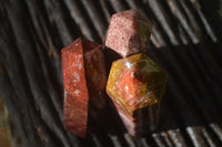 Polished Red Quartz Points From Ocean Jasper Deposit  x 6 From Madagascar