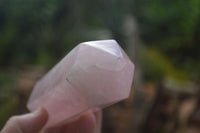 Polished Double Terminated Pink Rose Quartz Points  x 4 From Ambatondrazaka, Madagascar - TopRock