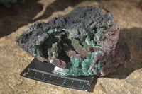 Natural Stunning Drusy Quartz Coated Malachite Dolomite Specimen x 1 From Likasi, Congo - Toprock Gemstones and Minerals 