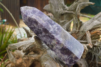 Polished Purple Lepidolite Mica Points  x 2 From Madagascar - TopRock