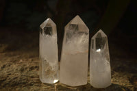 Polished Lovely Selection Of Clear Quartz Points x 6 From Madagascar