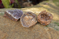 Natural Small Amethyst & Basalt Geode Specimens  x 35 From Zululand, South Africa - TopRock