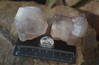 Natural Smokey Hematoid Quartz Crystals  x 12 From Madagascar