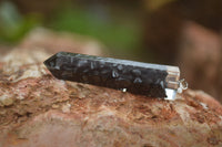 Polished Packaged Hand Crafted Resin Pendant with Hematite Chips - sold per piece - From Bulwer, South Africa - TopRock