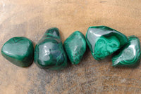 Polished Malachite Hand Finished Gallet Free Forms - sold per kg - From Congo - TopRock