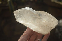 Polished Large Quartz Crystals x 3 From Madagascar