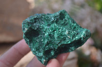 Natural Malachite Specimens x 3 From Congo