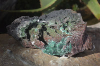 Natural Stunning Drusy Quartz Coated Malachite Dolomite Specimen x 1 From Likasi, Congo - Toprock Gemstones and Minerals 