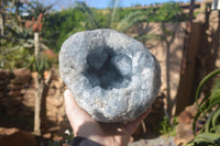 Natural Blue Celestite Geode Specimen  x 1 From Sakoany, Madagascar