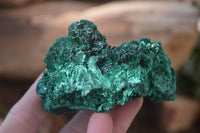 Natural Malachite Specimens x 3 From Congo