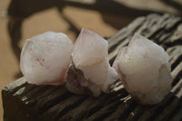 Natural Smokey Hematoid Quartz Crystals  x 12 From Madagascar