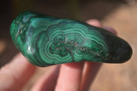 Polished Malachite Free Form x 1 From Kolwezi, Congo