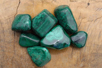 Polished Malachite Hand Finished Gallet Free Forms - sold per kg - From Congo - TopRock