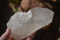 Polished Large Quartz Crystals x 3 From Madagascar